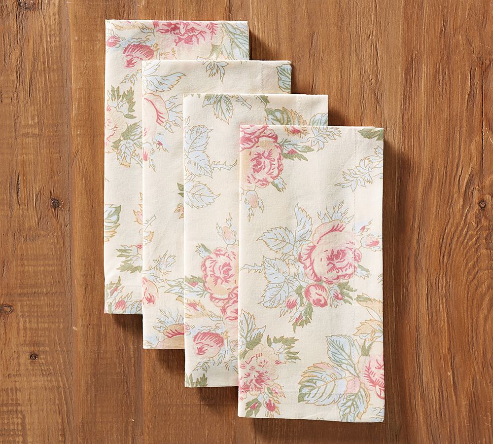 Vintage Floral Napkin, Set of 4 Pottery Barn