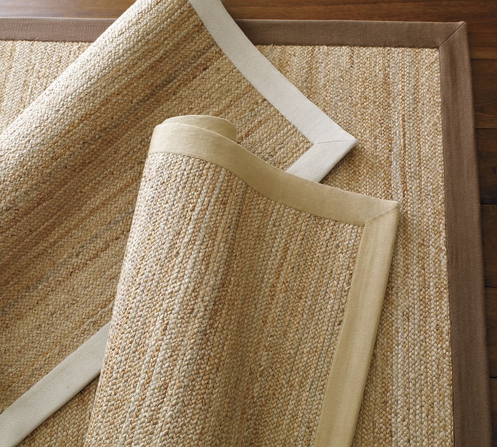 ColorBound FlatBraided Jute Rug Espresso Pottery Barn
