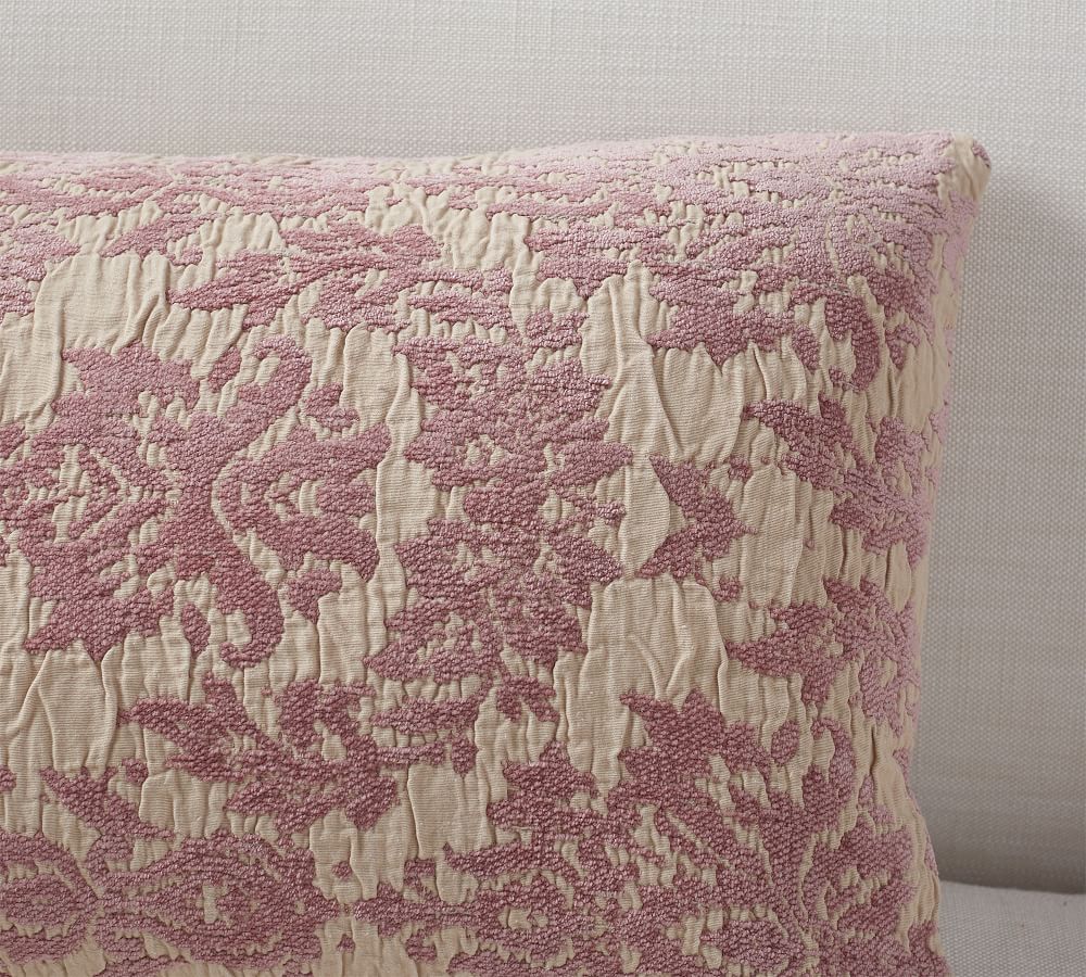 Elizabeth Jacquard Lumbar Pillow Covers Pottery Barn