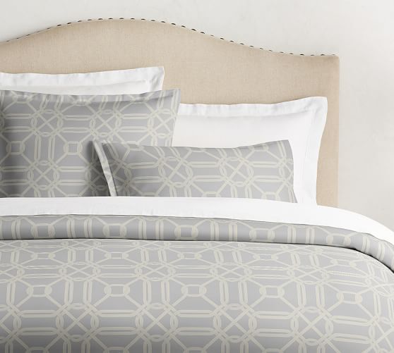 geo print duvet set