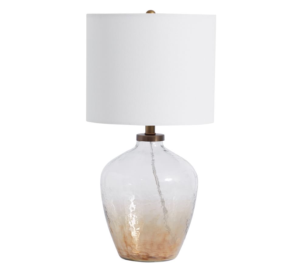 Xander Glass Table Lamp Pottery Barn
