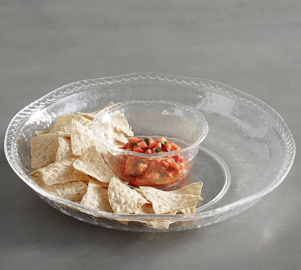 Rope Melamine Chip & Dip Server Pottery Barn