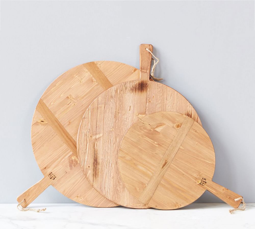 Reclaimed Pine Wood Pizza Paddle Pottery Barn