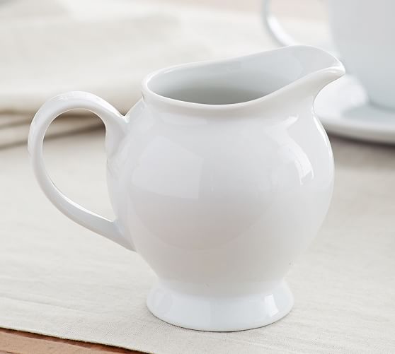 pottery barn creamer and sugar set