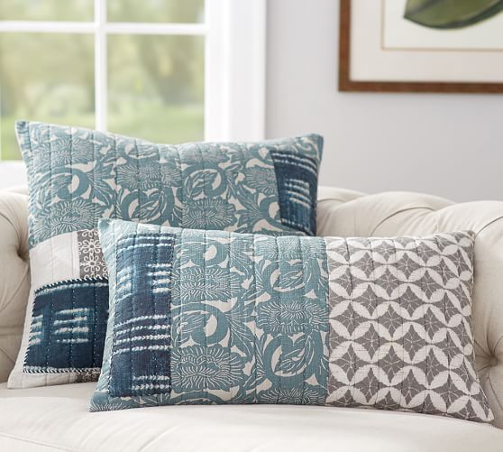 patchwork pillow covers