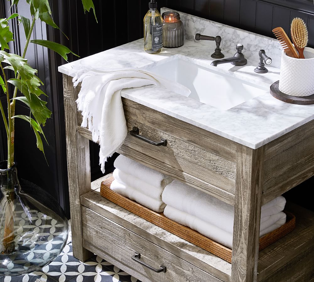 Sussex Lever Handle Widespread Bathroom Sink Faucet Pottery Barn