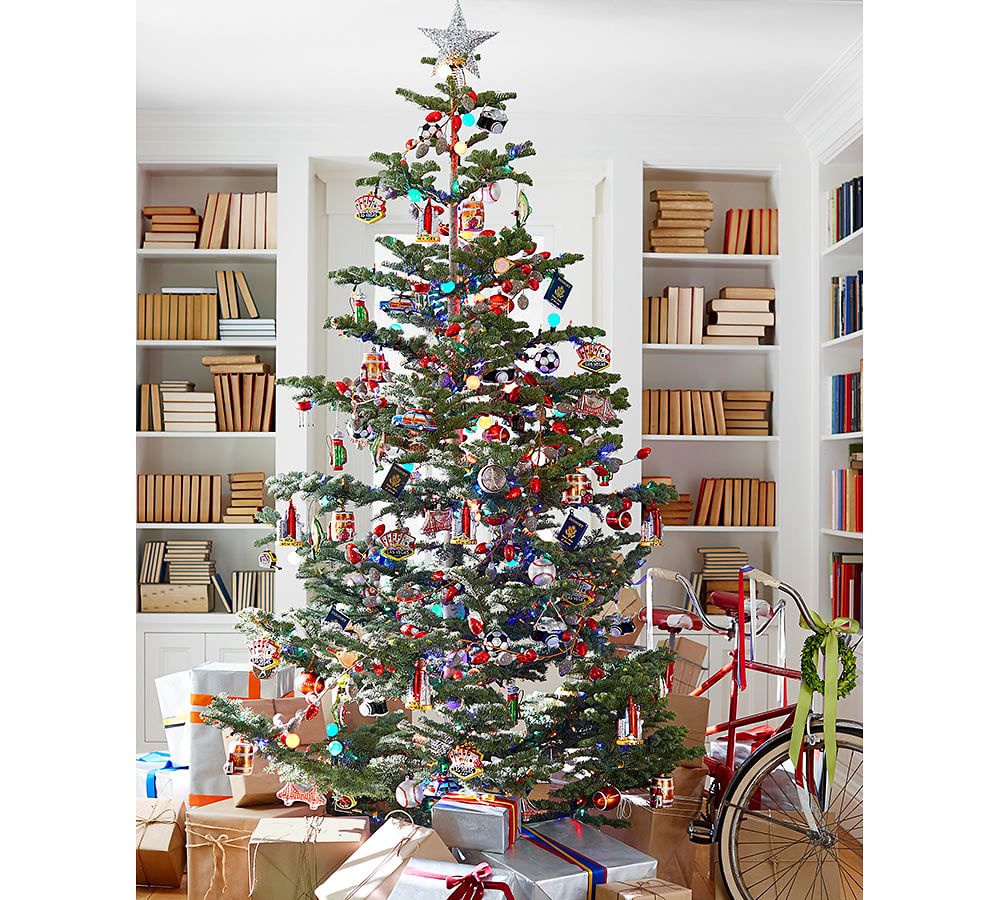 Sequined Star Tree Topper Pottery Barn