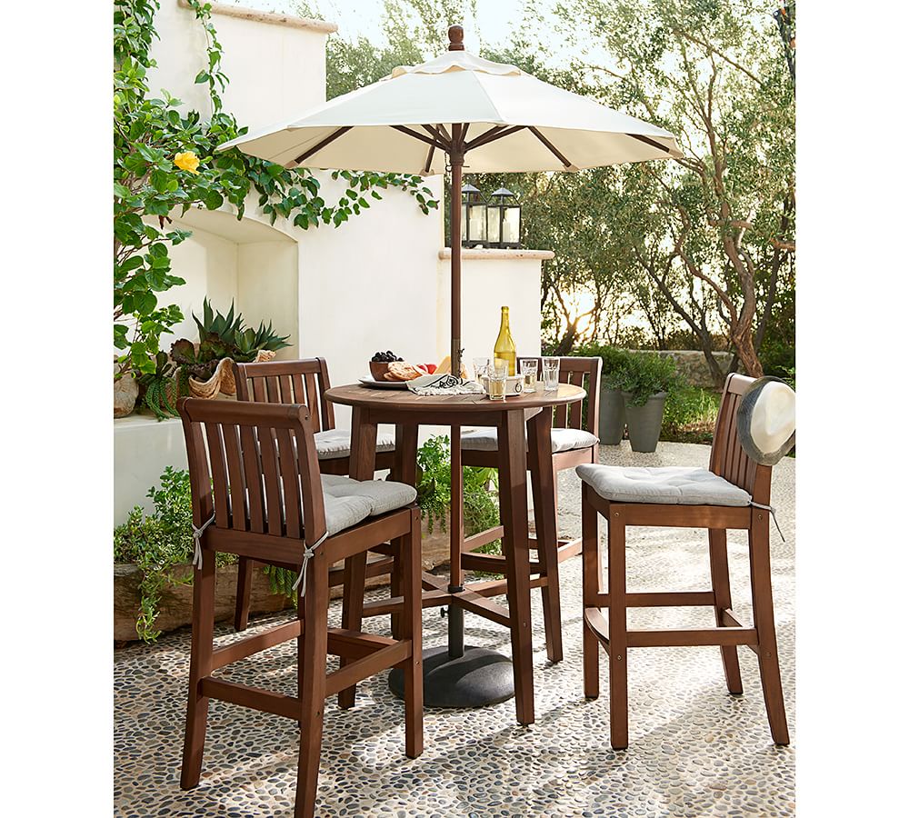 Tufted Outdoor Dining Chair Cushion Pottery Barn