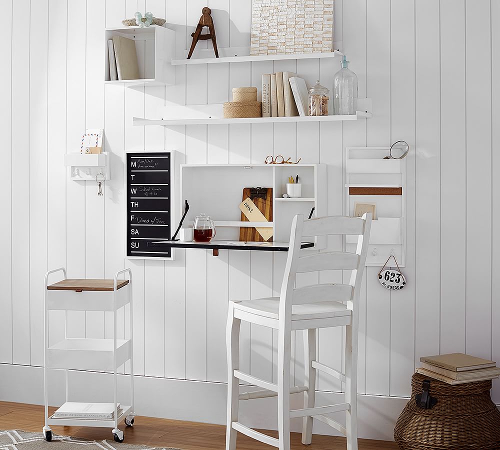 wall mounted desk pottery barn