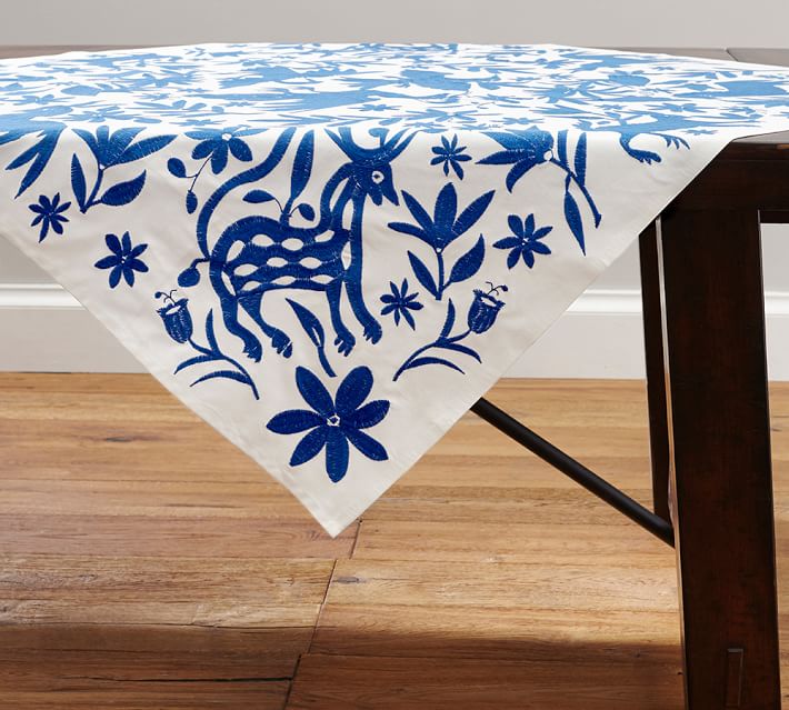 embroidered table runner mexico