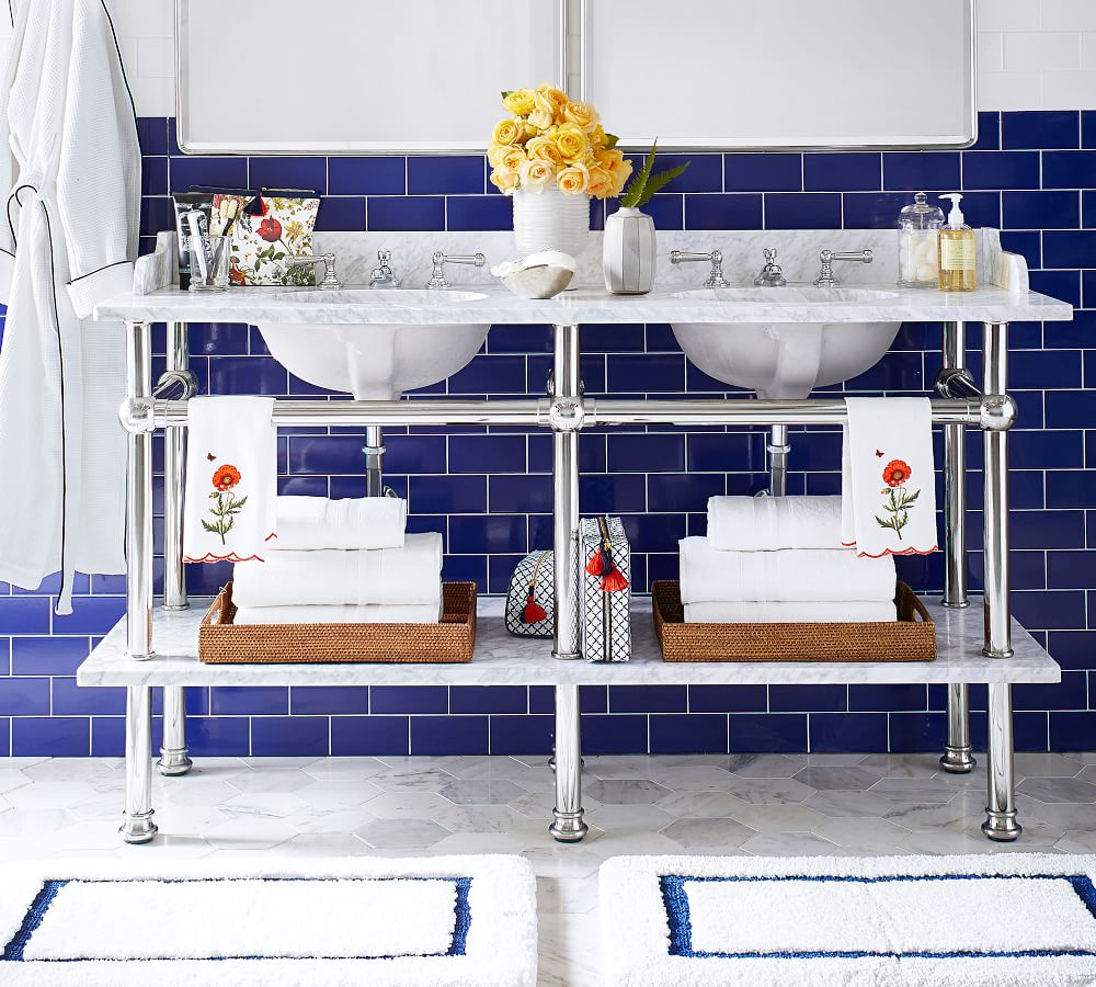 Memory Foam Bath Mat Pottery Barn