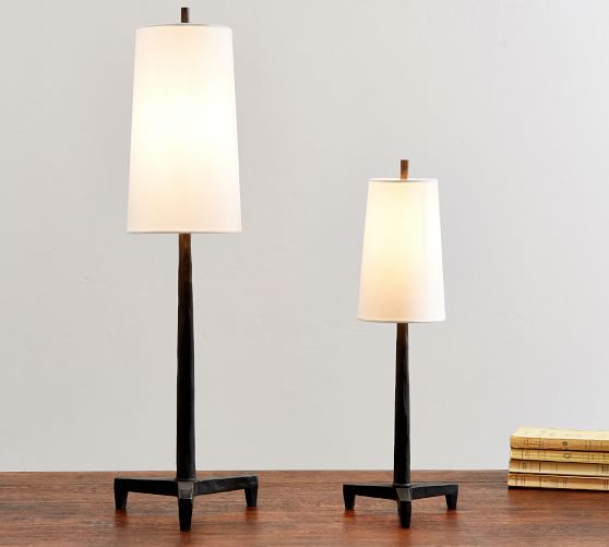 pottery barn wrought iron lamps