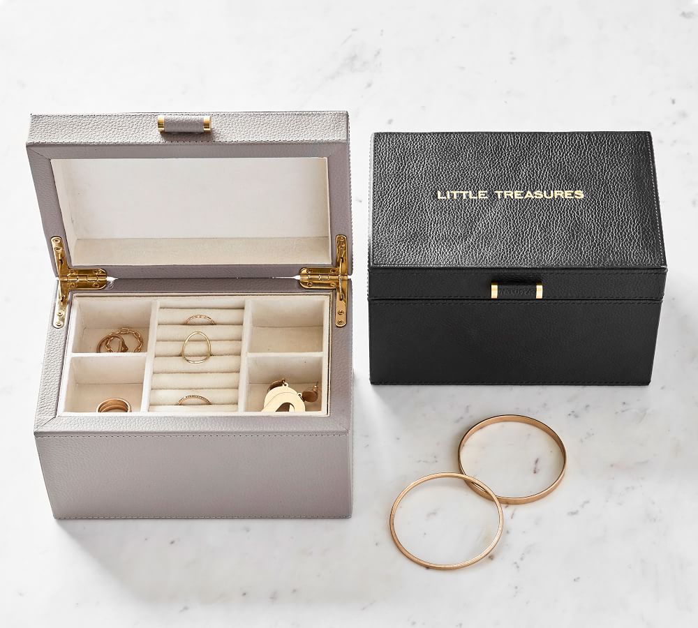 Quinn Leather Jewelry Box Pottery Barn