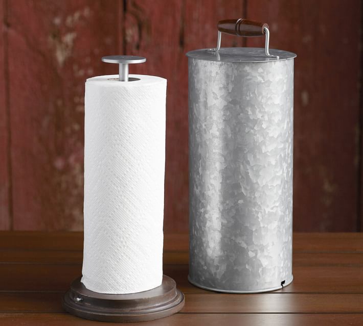 galvanized hand towel holder