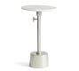 Melvin Marble Adjustable Height Side Table | Pottery Barn