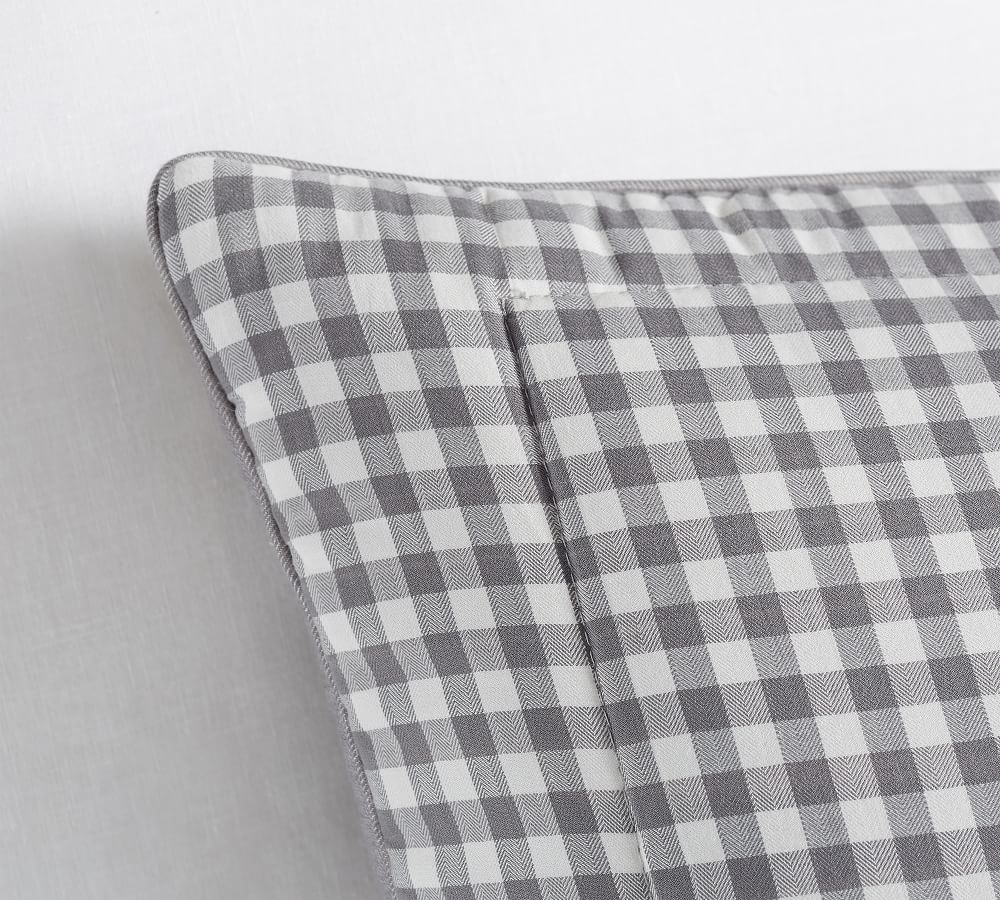 Gingham Check Reversible Comforter & Shams Pottery Barn