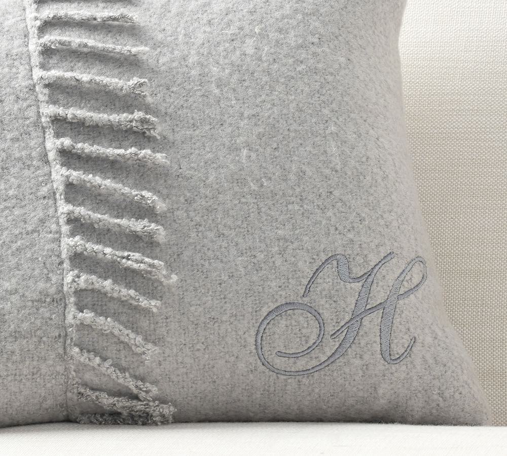 Mohair Tassel Lumbar Pillow Cover Pottery Barn