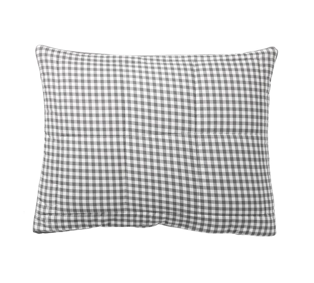 Gingham Check Reversible Comforter & Shams Pottery Barn