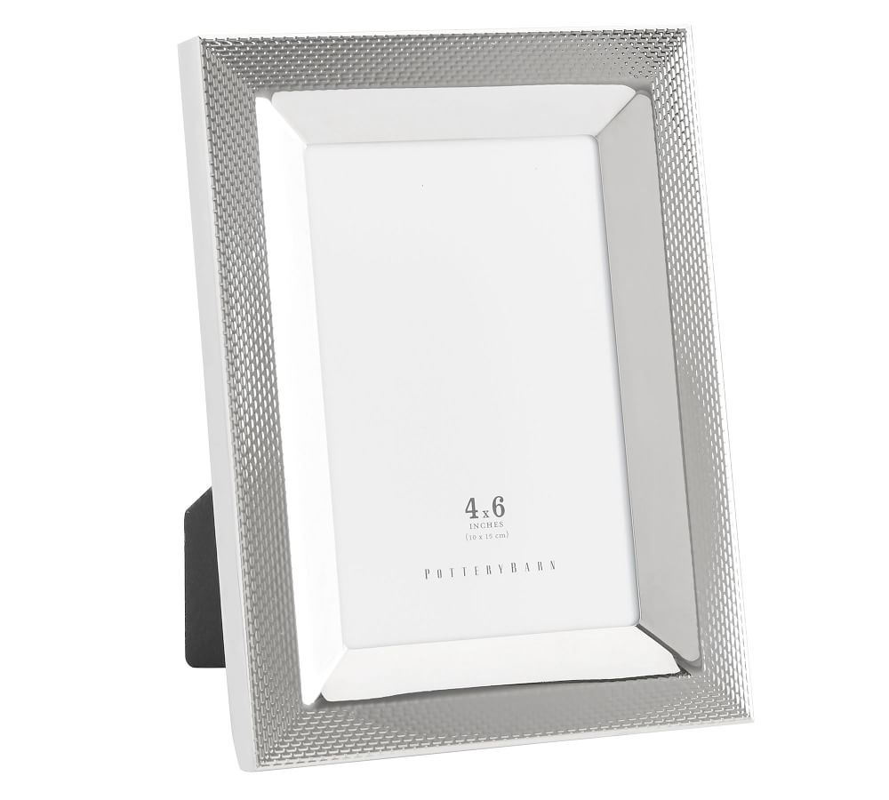 Silver Weave Picture Frame | Pottery Barn