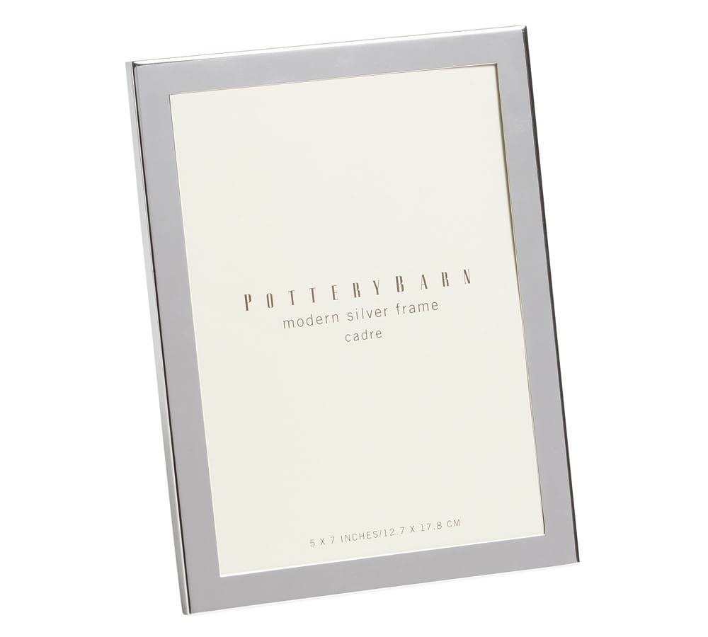 Modern Silver Frames Pottery Barn