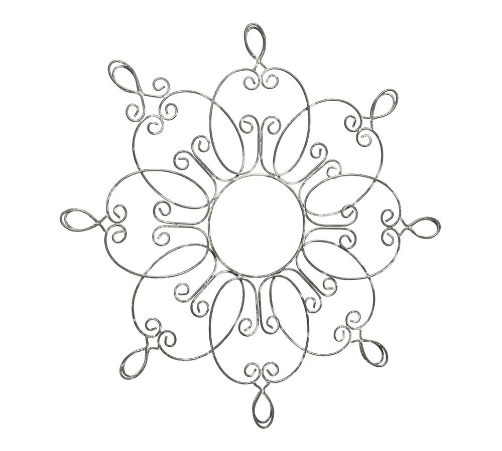 Snowflake Cardholder Wall Decor Pottery Barn