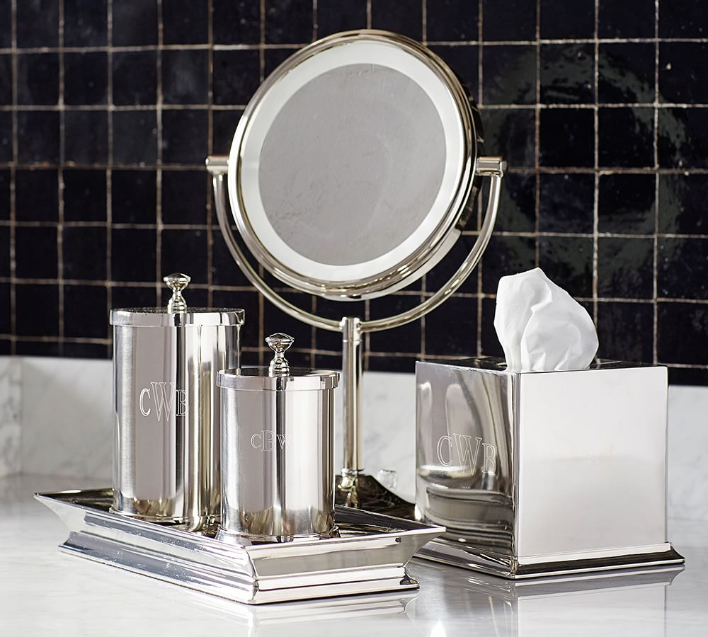 Mercer Polished Nickel Bathroom Accessories Pottery Barn