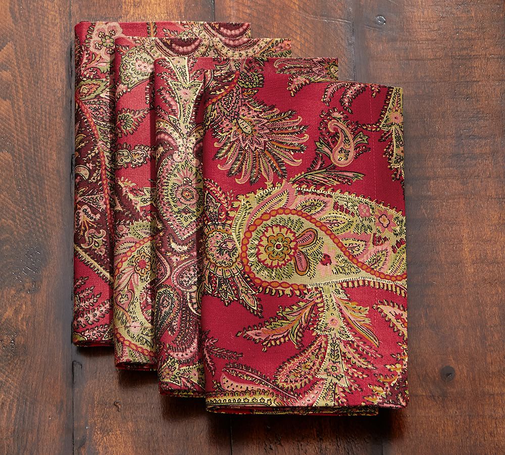 Caroline Paisley Napkin, Set of 4 Pottery Barn