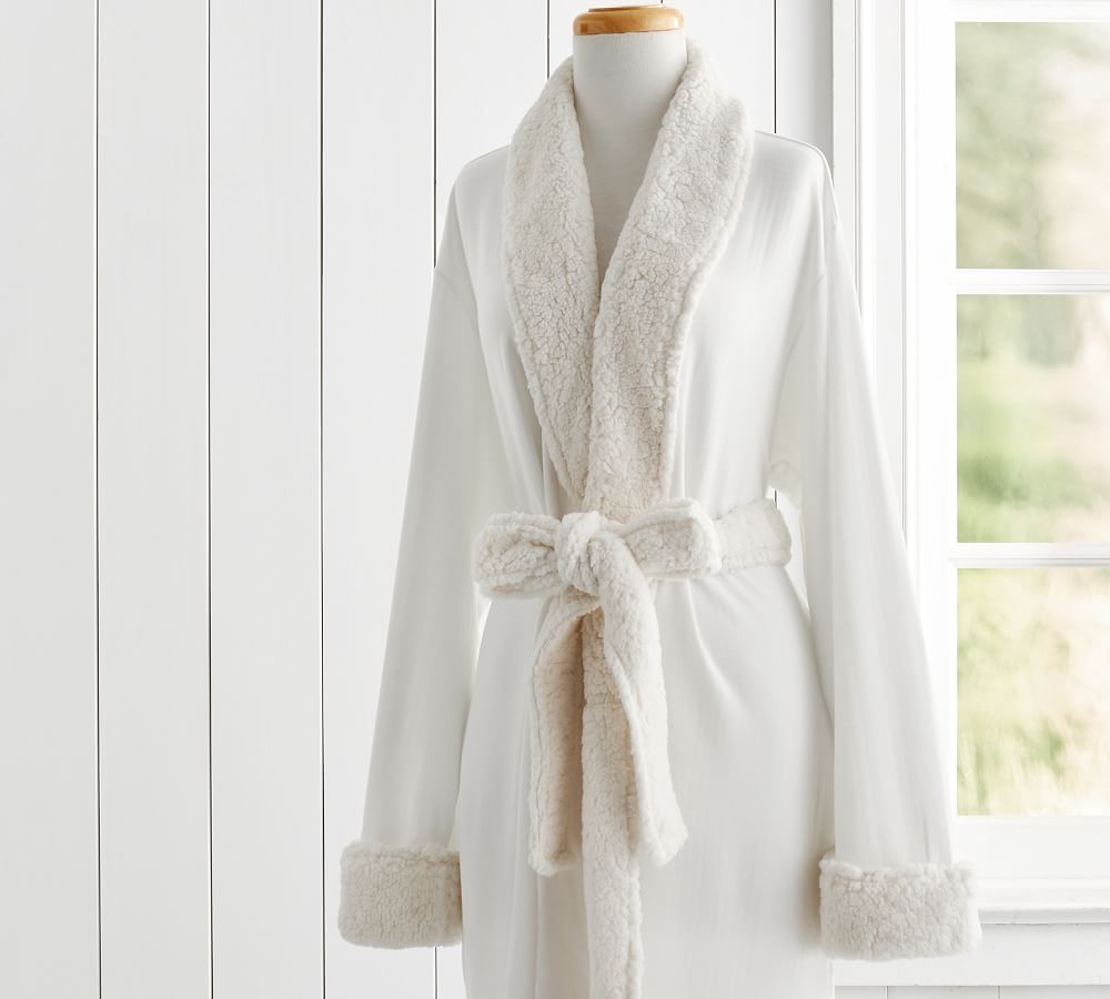 Marleigh Lightweight Cozy Bath Robe | Pottery Barn