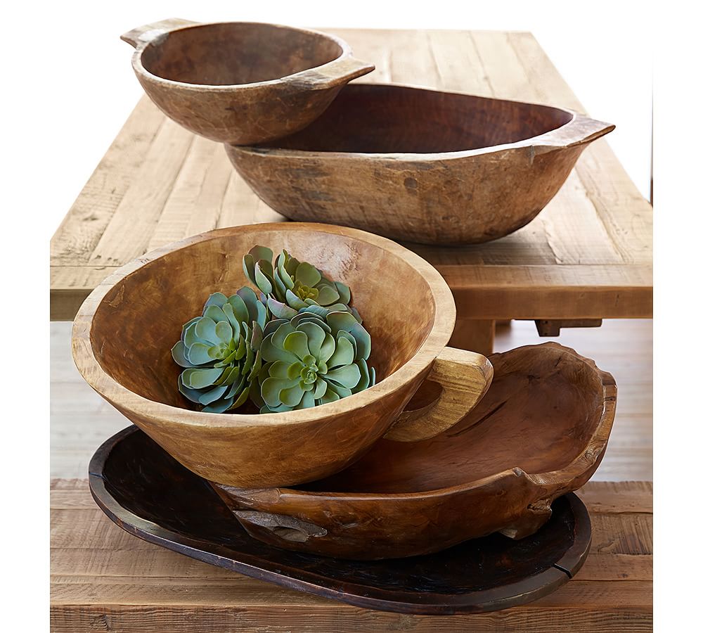 Mango Wood Dough Bowl Pottery Barn