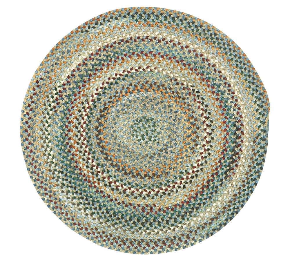 Seward Round Braided Rug Pottery Barn