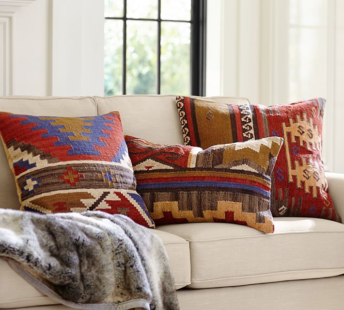 kilim pillows pottery barn