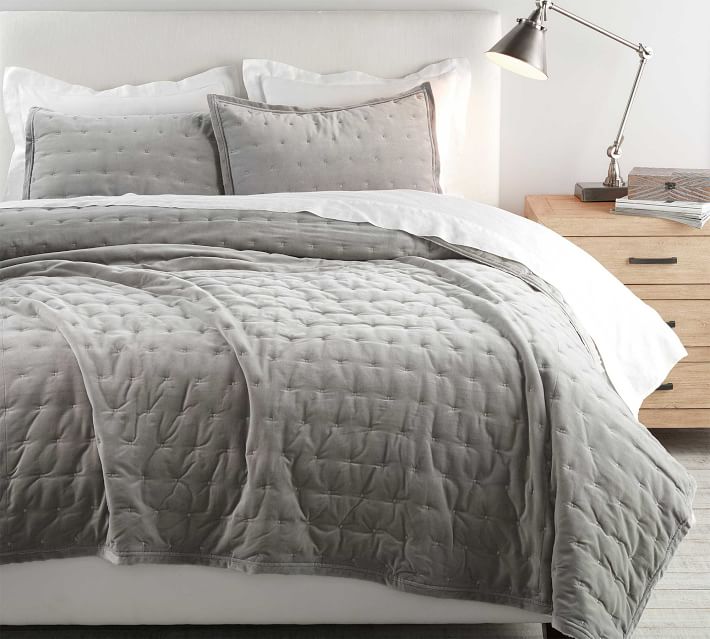 velvet tufted quilt king