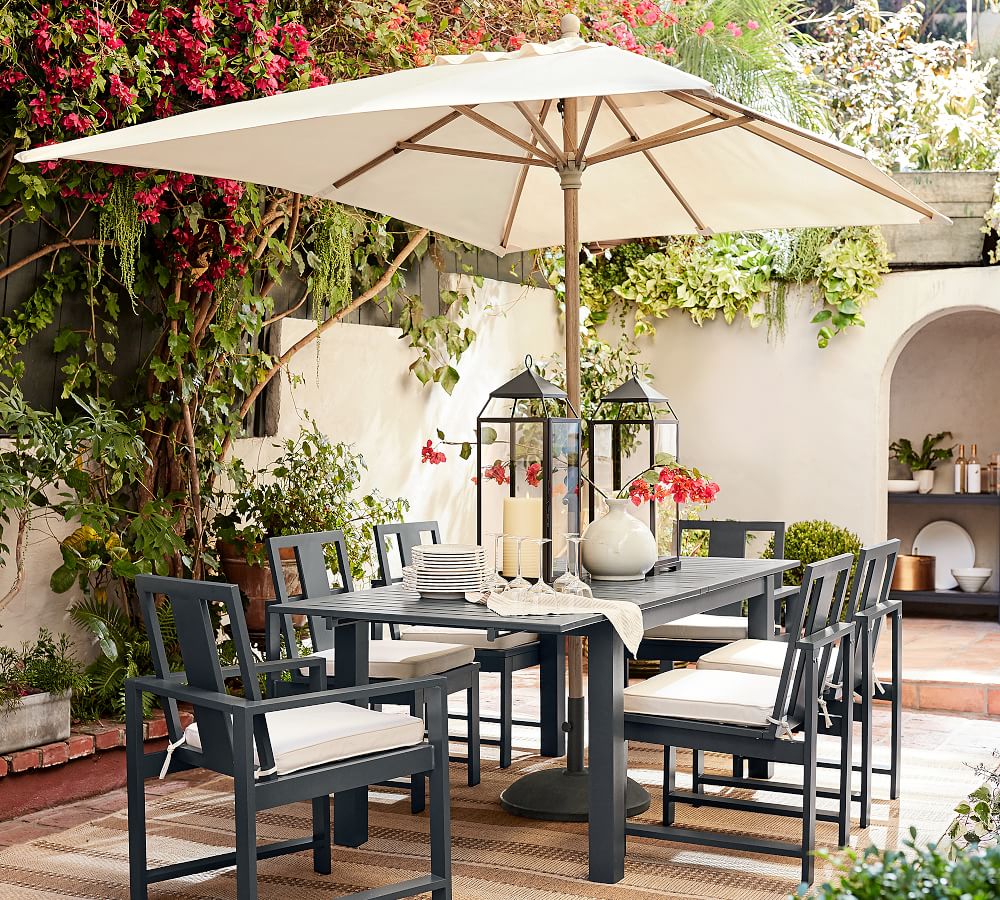 Concrete Umbrella Base Umbrella Stands Pottery Barn