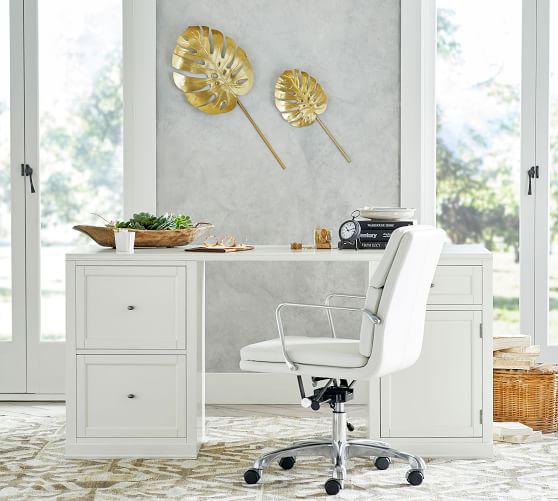 pottery barn office furniture