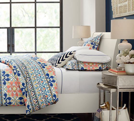 pottery barn organic duvet