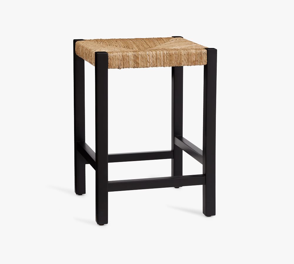 Malibu Woven Backless Bar & Counter Stools Pottery Barn