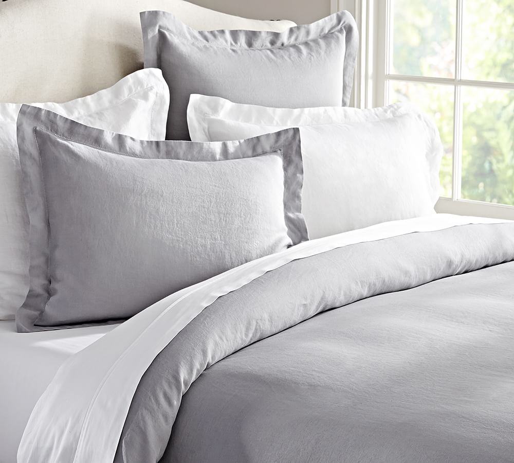 Linen Duvet Cover & Shams Pottery Barn