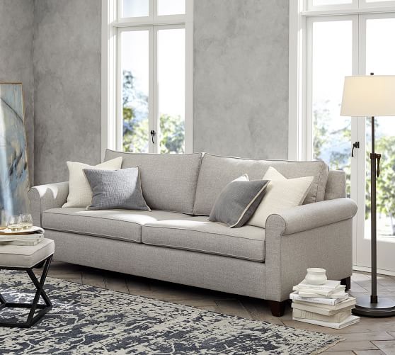 loveseat with ottoman pottery barn