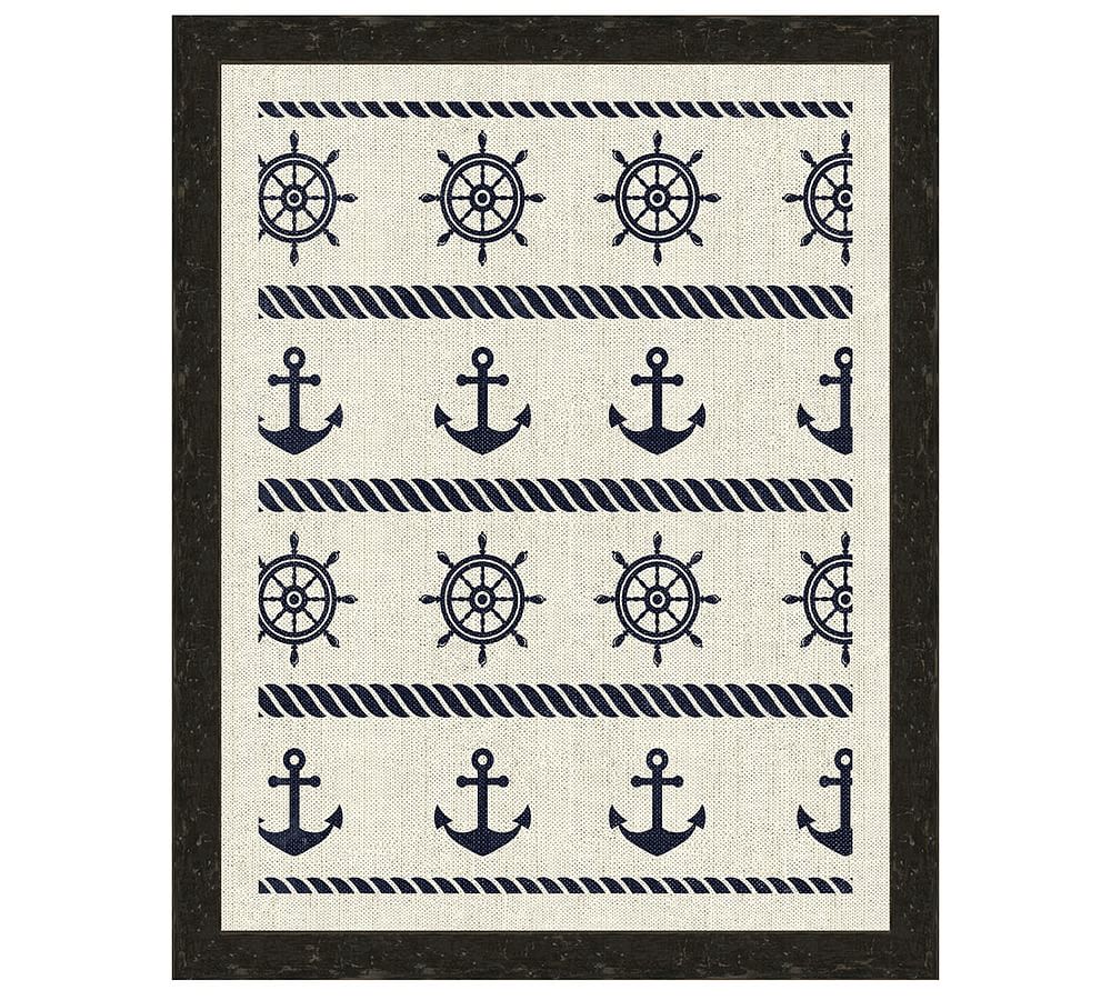 Nautical Pattern Print Pottery Barn