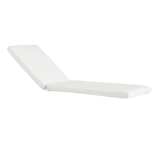 chaise lounge cushion white