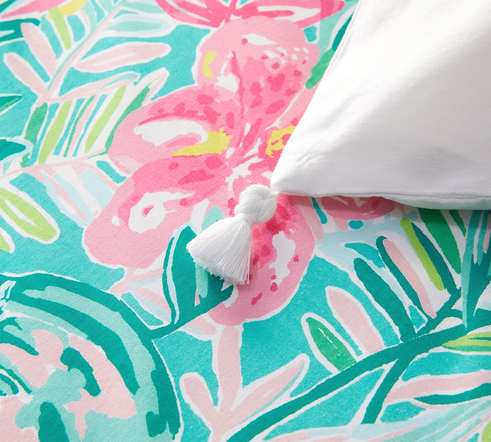Lilly Pulitzer Jungle Lilly Percale Patterned Duvet Cover & Sham