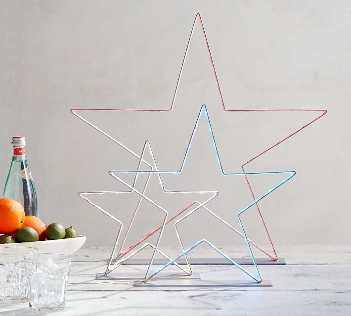 light up standing star