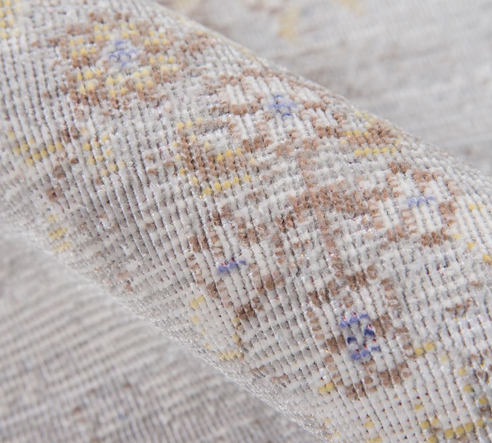 Blue Multi Carina Persian Rug Pottery Barn