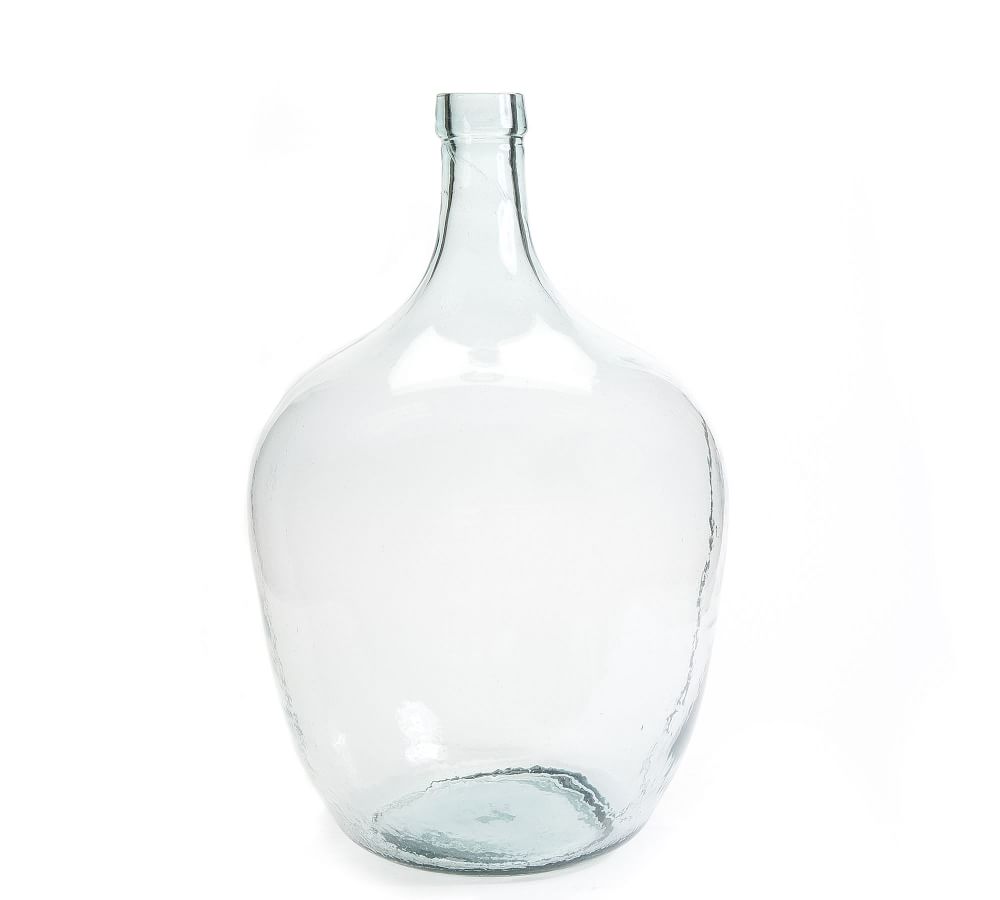 Vintage Glass Wine Bottle Vases Pottery Barn