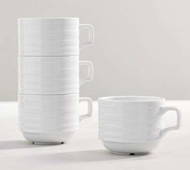 porcelain stacking mugs