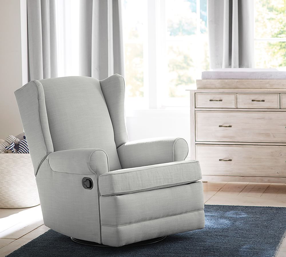 wingback swivel glider recliner