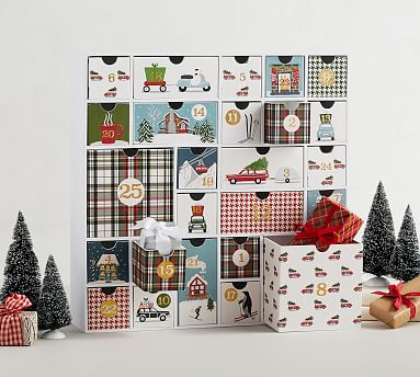 Nostalgic Cubby Advent Calendar | Pottery Barn