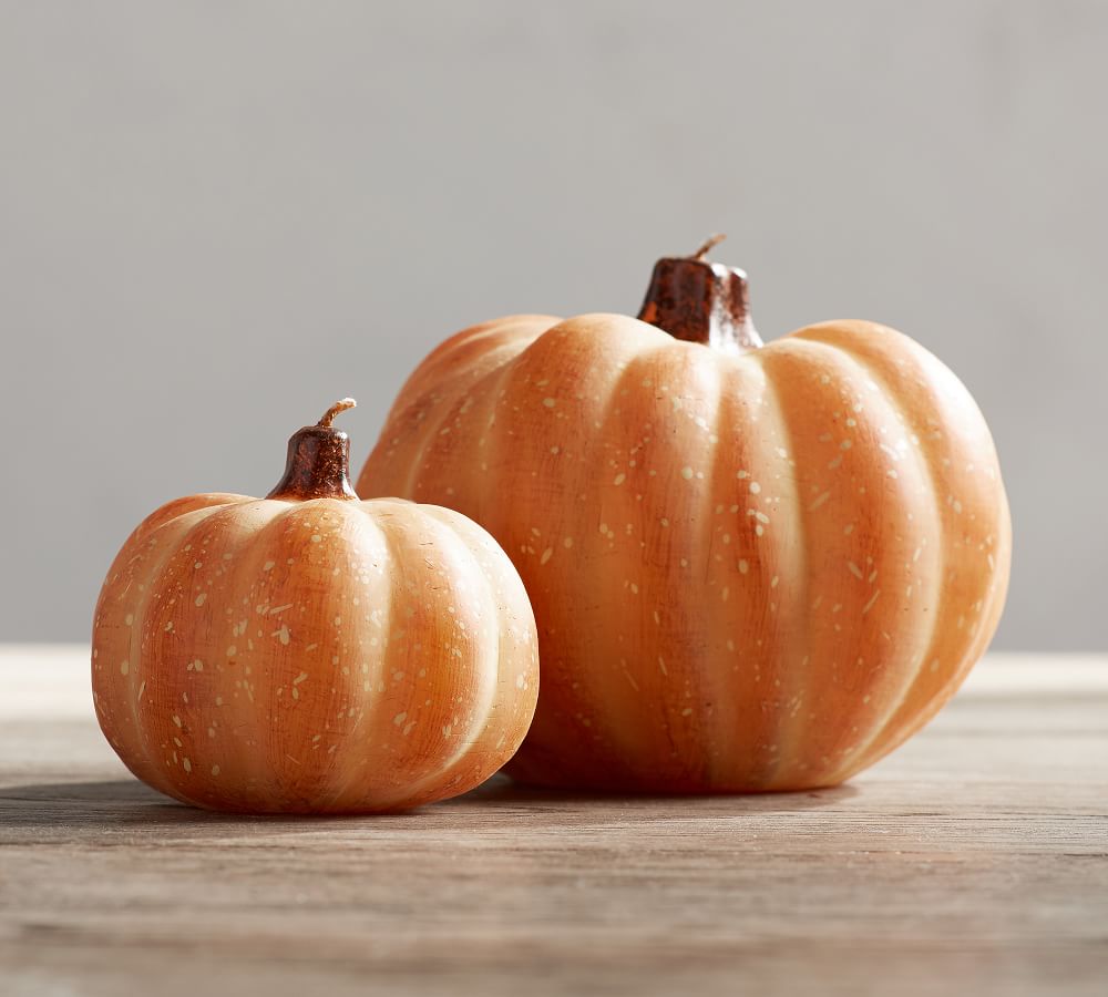 Pumpkin Candle, Set of 2 Pottery Barn
