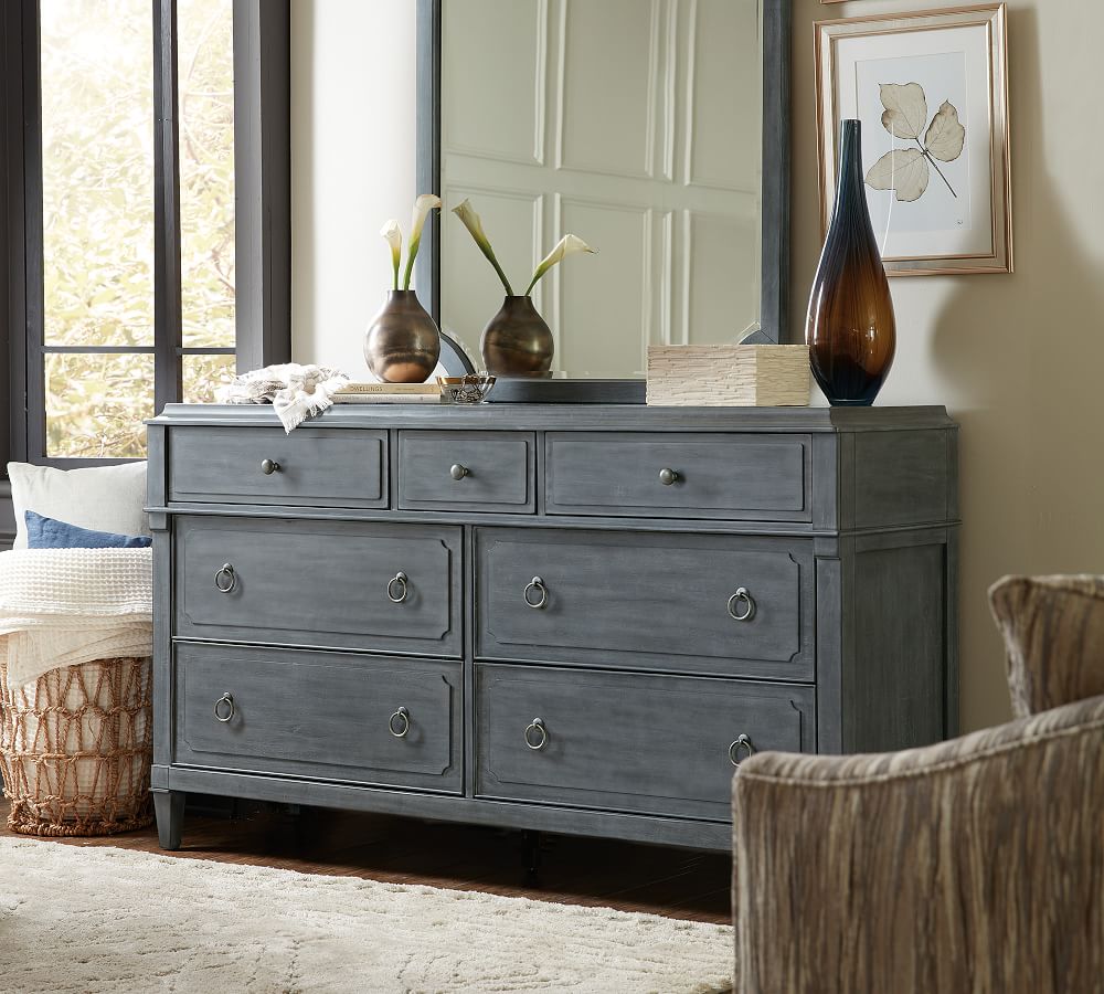 Jenny 7-Drawer Wide Dresser | Pottery Barn