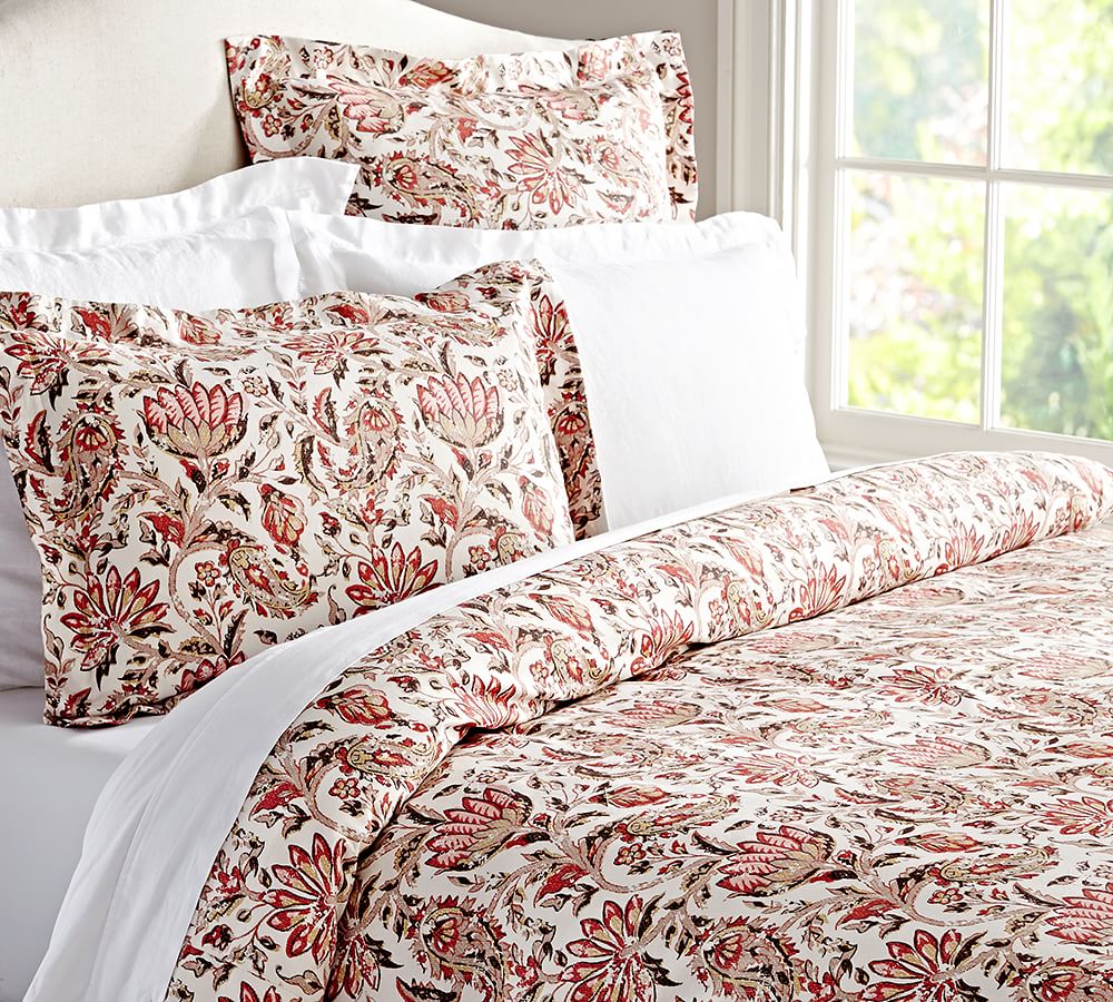 pottery barn paisley duvet